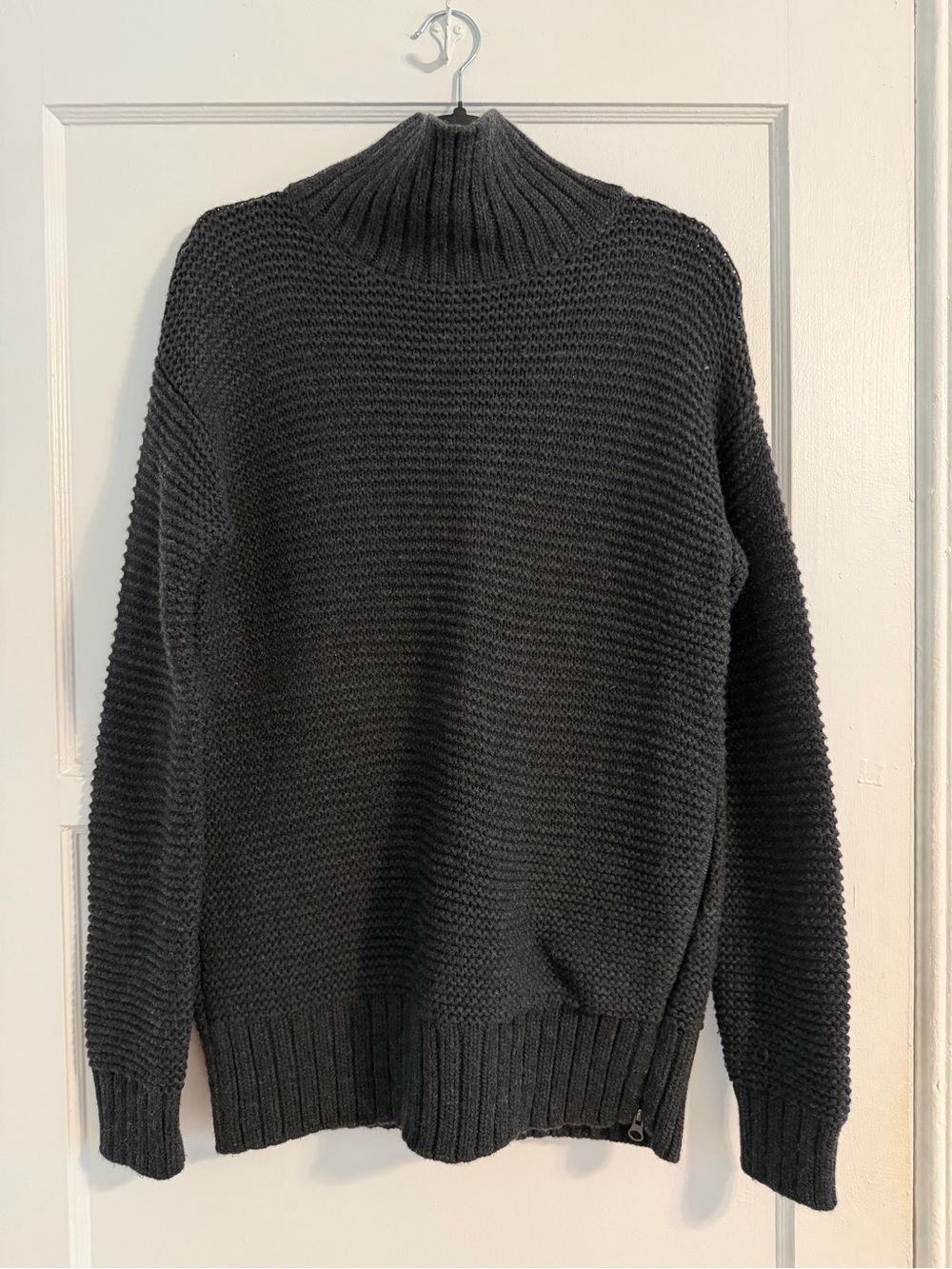 lululemon athletica Black Ribbed Turtleneck Sweater